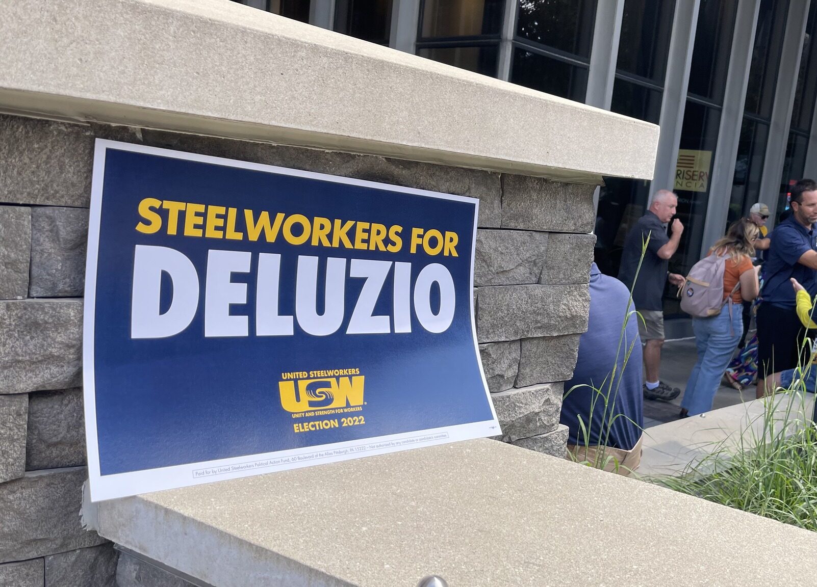 Campaign sign for Chris Deluzio